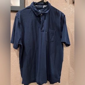 Blue shirt sleeve shirt